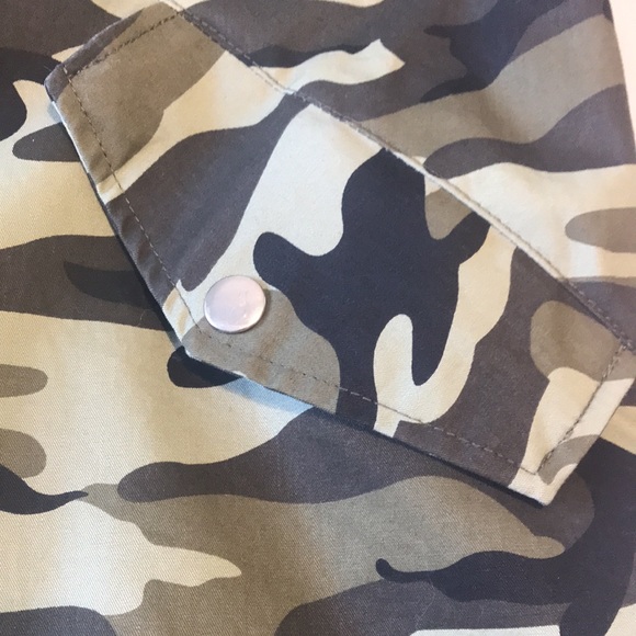 LOVE TREE camouflage greens hooded cotton/ polyester/acrylic lined jacket - Picture 5 of 12